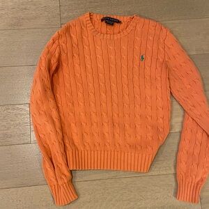 Ralph polo Lauren orange sweater